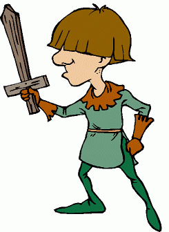 Medieval knight clipart