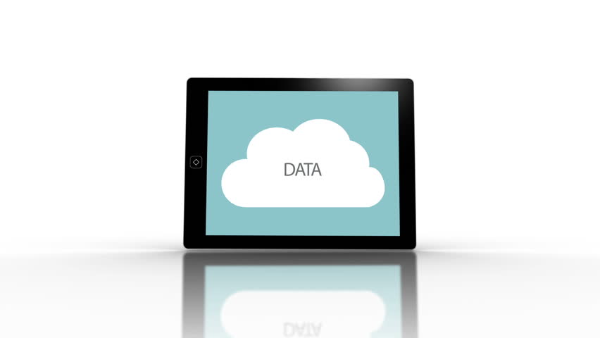 Animated Loop Of Files Moving Between A Laptop Computer And A ...