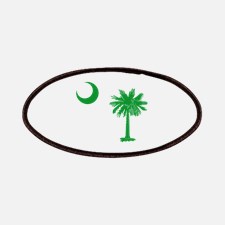 South Carolina Palmetto Tree Crescent Moon Patches | Iron On South ...