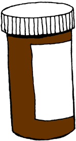 Clipart pill bottle
