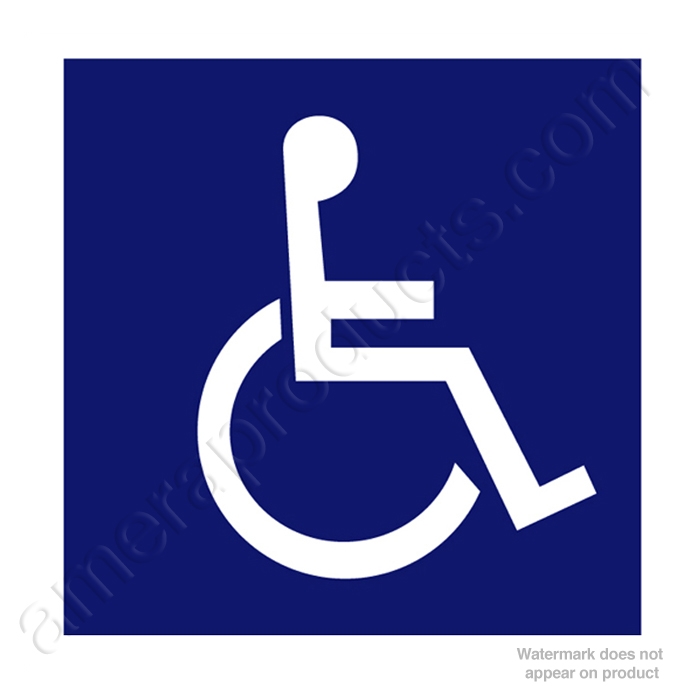 Plastic Sign and Handicap Logo #CR-CHS-9