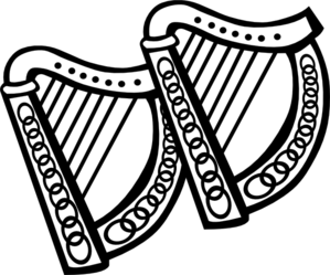 Harp clip art - vector clip art online, royalty free & public domain