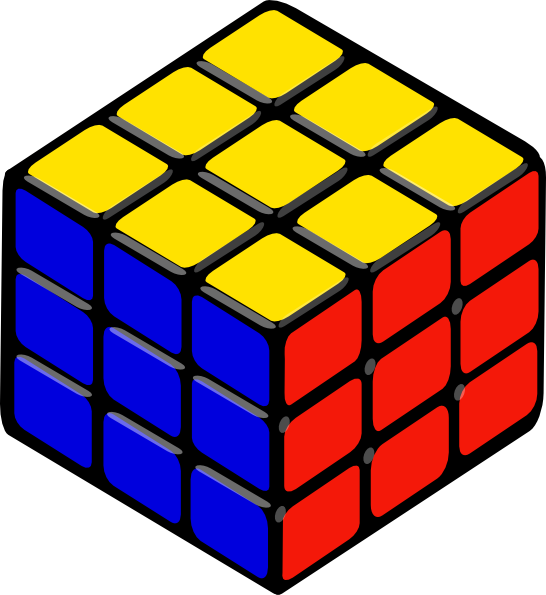 Rubik S Cube Clip Art - vector clip art online ...