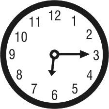 TTS Time ( quarter to/past) flashcards