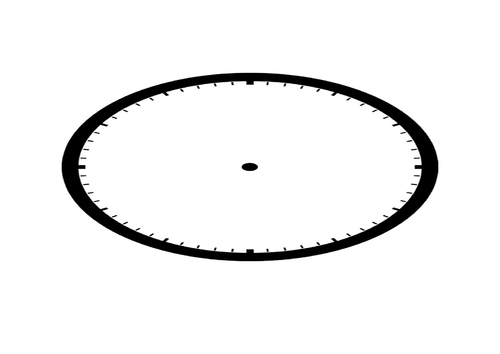 Time - Blank Clock Face | Stage 1 | KLAMathematics | by Di