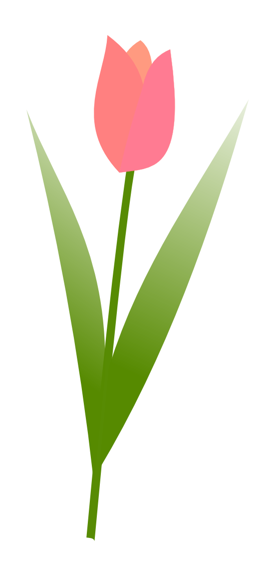 Clip Art: tulip flower valentine SVG