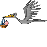 Stork Graphic Animated Gif - Graphics stork 891877