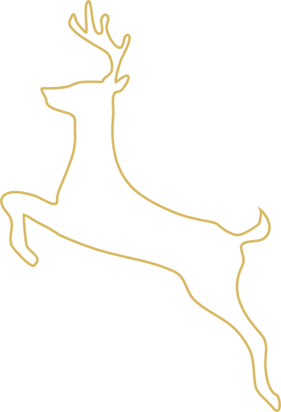 Tan Deer Outline Clip Art - vector clip art online ...
