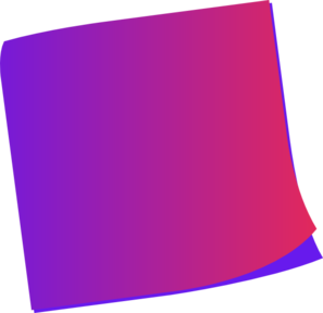 Blue Red Sticky Note Clip Art - vector clip art ...