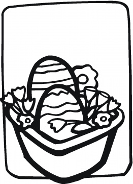 Easter Basket coloring pictures | Super Coloring