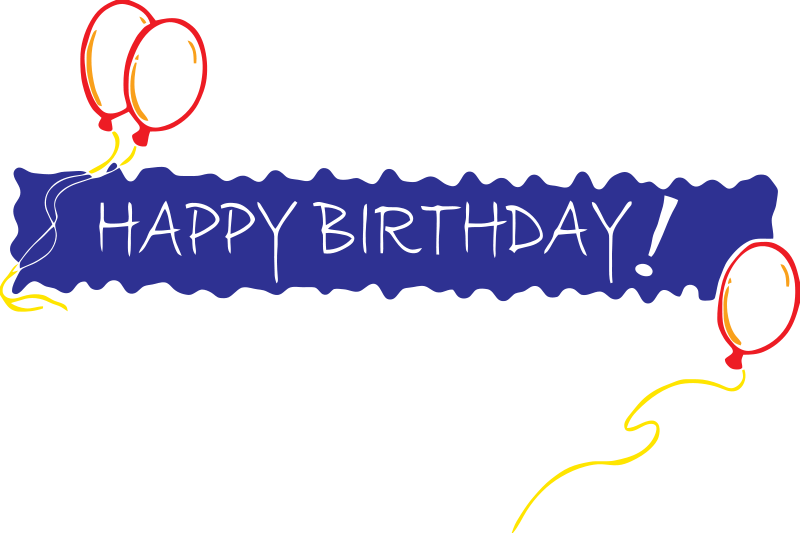 Clipart - Birthday Banner 5