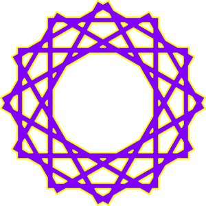 Purple Islamic Art clip art - vector clip art online, royalty free ...