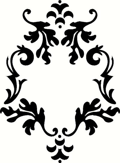 Fancy Frame (1) Vinyl Decal | Borders & Frames Vinyl Decals