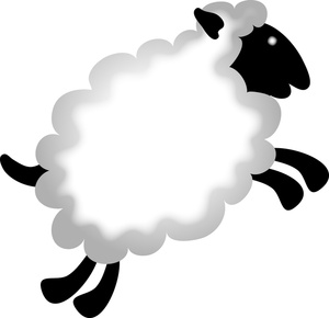 Lamb Clipart Image Baby Farm Animals A Jumping Lamb ...