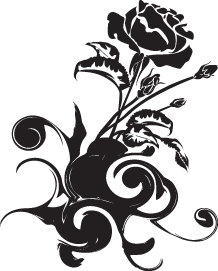 tribal-rose-design galeria de tatuajes