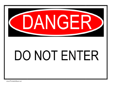 Danger Signs