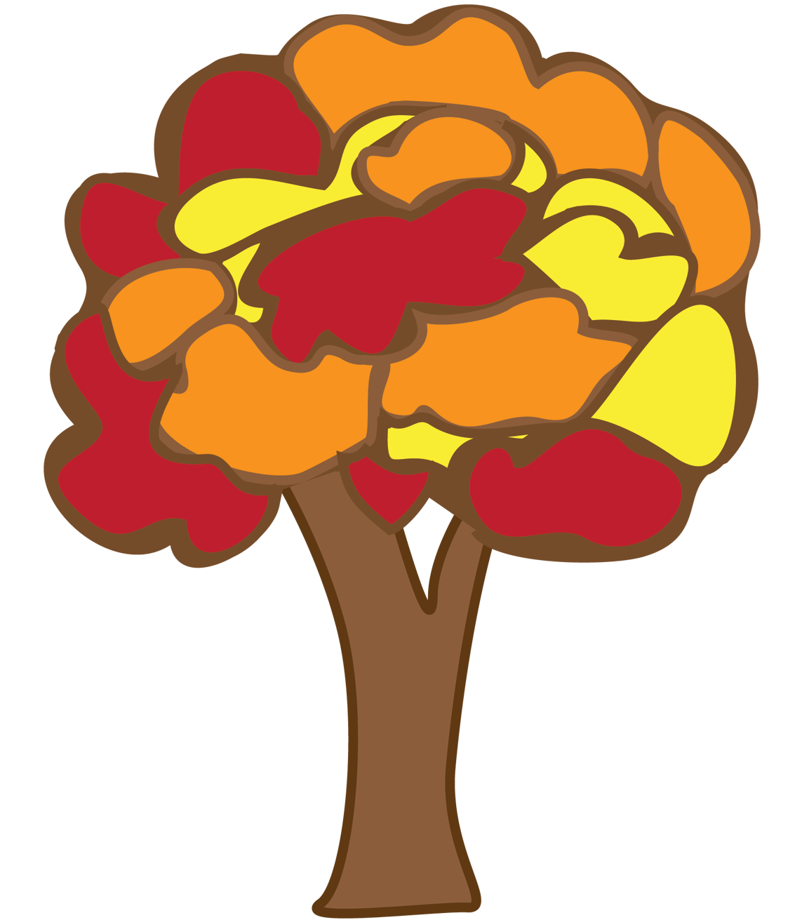 Fall Trees Clip Art