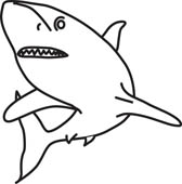 Hammerhead Shark Outline - Free Clipart Images