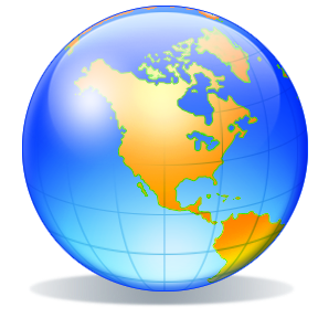 Free world globe clipart