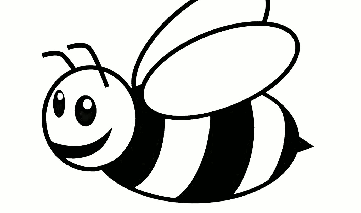 Bee Coloring Sheet. Bee Chibi Bumble Bee Coloring Pages Chibi ...