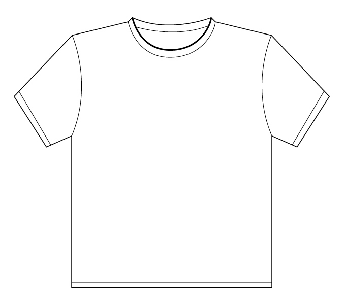T Shirt Stencil - ClipArt Best