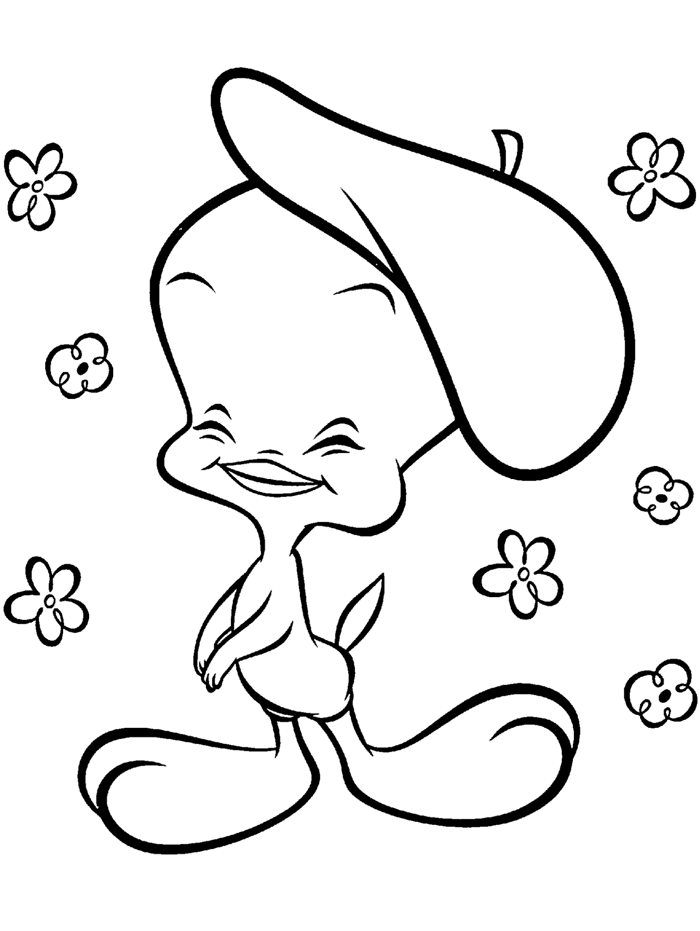 cutest tweety coloring page for kids id 29658 : Uncategorized ...