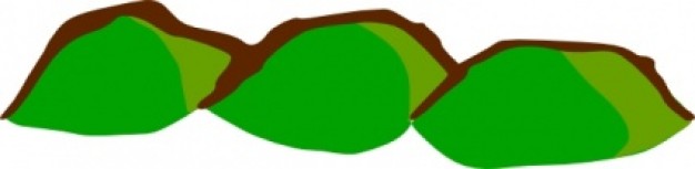 Three Hills clip art - Free Clipart Images