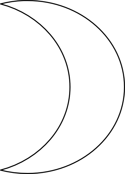 Crescent Moon Clip Art