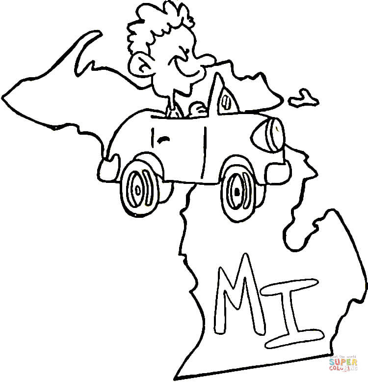 Michigan State Flower coloring page | Free Printable Coloring Pages