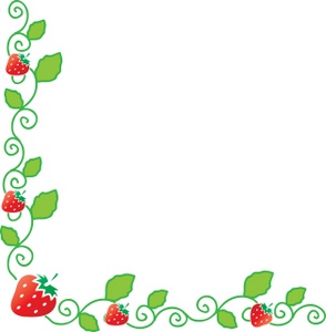 Food Corner Border Clipart
