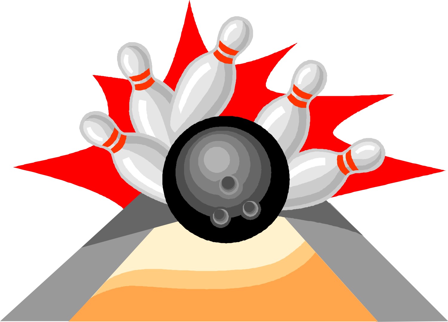 Christmas Bowling Clipart