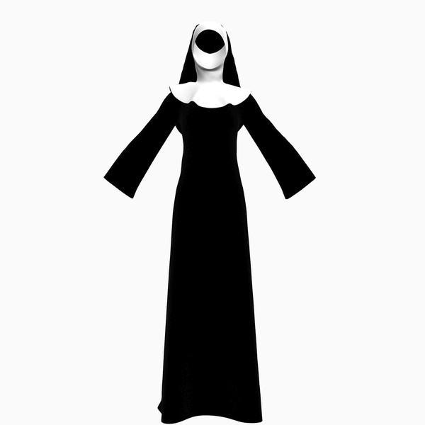 Nun Dress - ClipArt Best