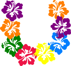 Hawaiian Flower Clip Art Borders - Free Clipart Images