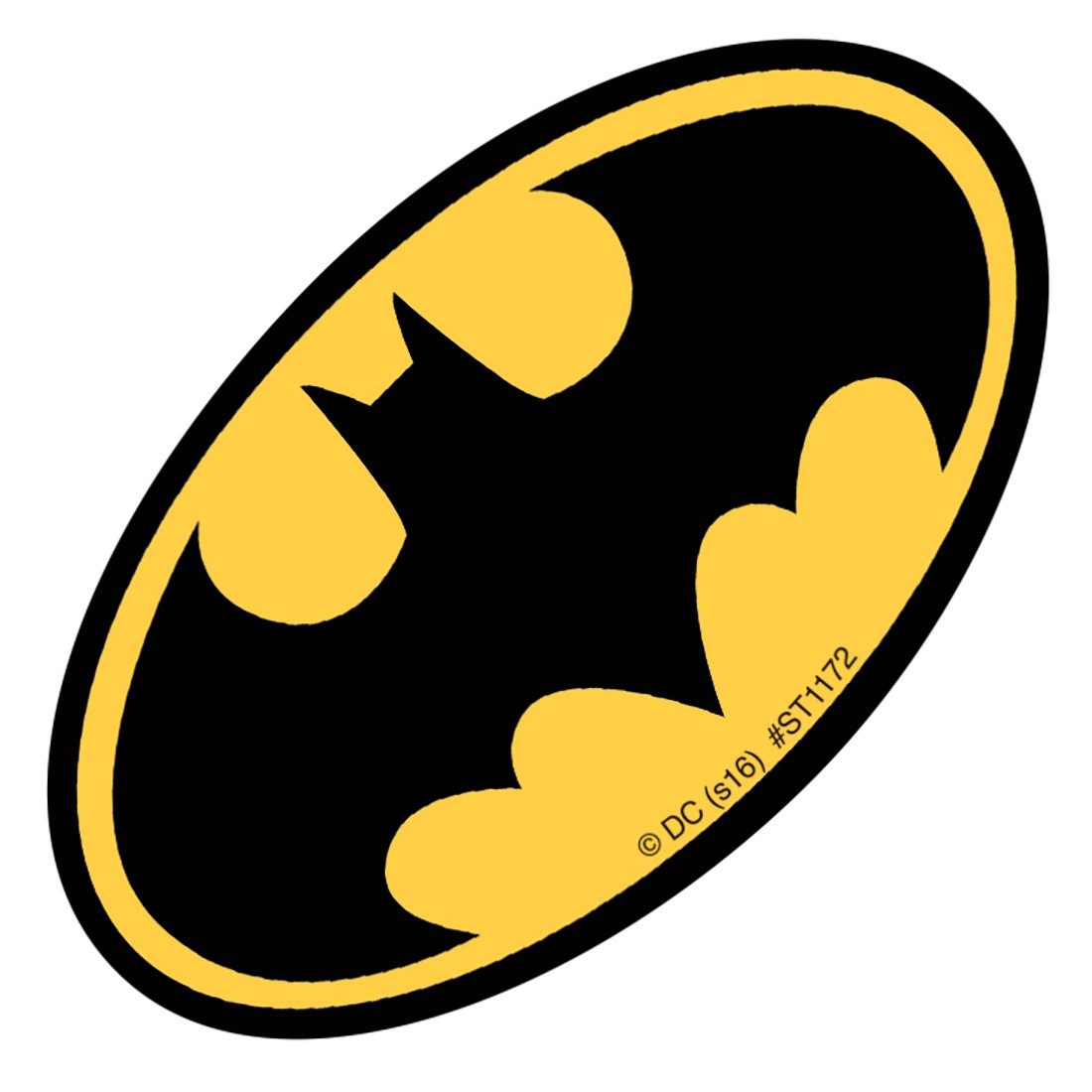 Shaped Batman Logo Stickers - Stickers from SmileMakers