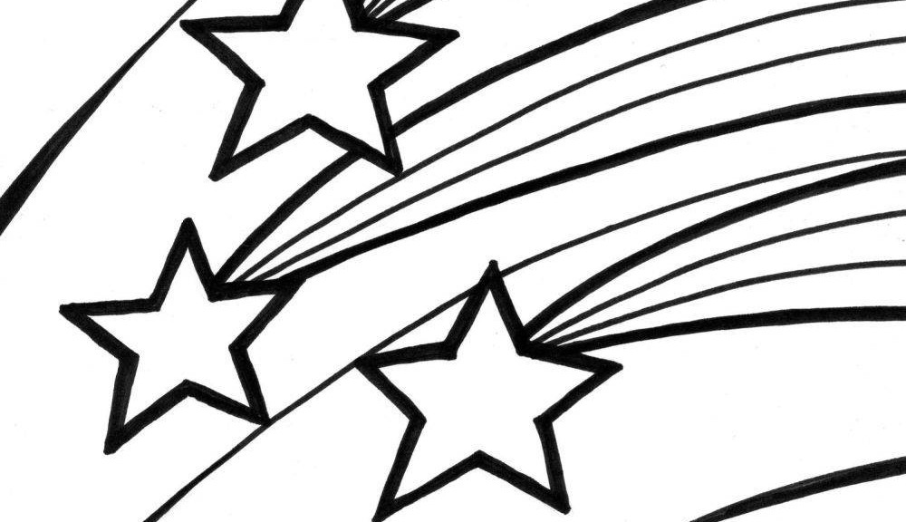 Shooting Star Coloring Pages