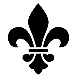 Bsa fleur de lis clip art