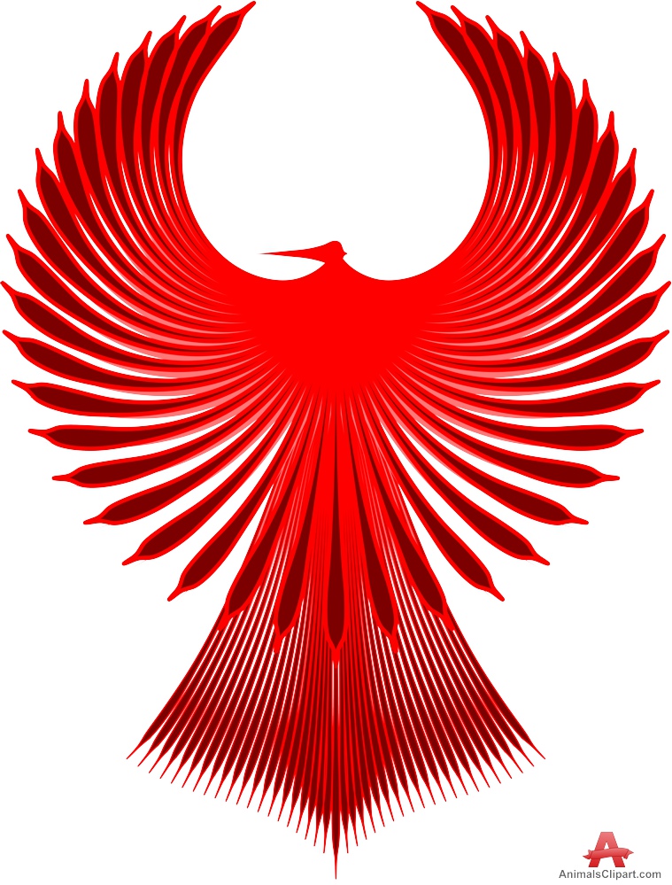 Bird with Open Wings Logo Design | Free Clipart Design Download