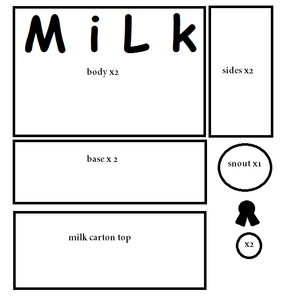 Milk Carton Missing Person Template