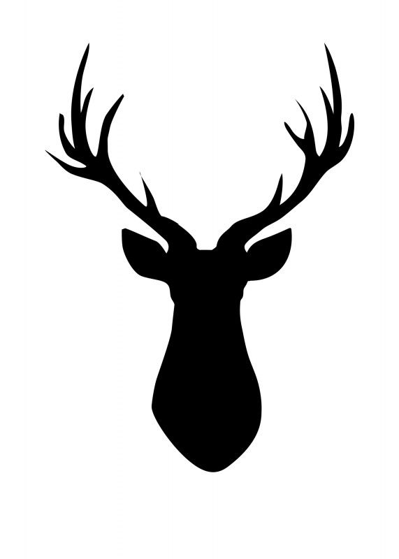 Deer Head Silhouette | Silhouette ...