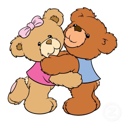 Cute Cartoons Hugging
