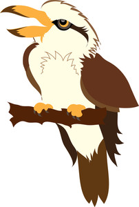 Kookaburra Clipart Image - Clip Art Image Of An Australian ...
