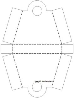 Use this Free Printable Template to Make a Small House Favor Box ...