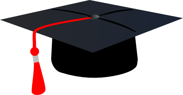 Red Graduation Cap Clipart