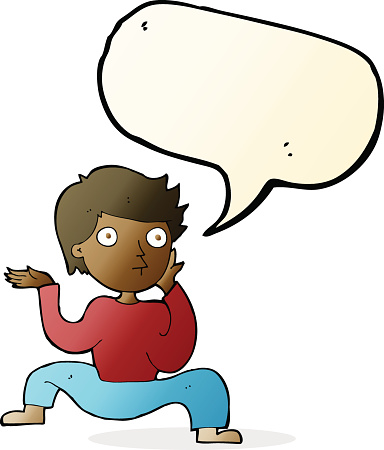 Men Little Boys Yoga Dancing Clip Art, Vector Images ...