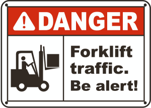 419 views New Product Spotlight: Forklift Signs - Safety Sign News