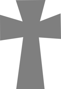 Grey Cross Clip Art - Free Clipart Images
