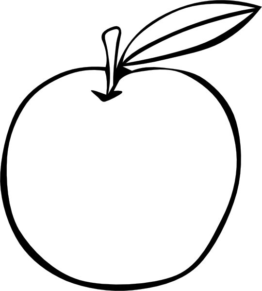 Printable Coloring Pages Of Apples - High Quality Coloring Pages