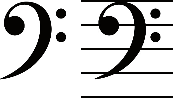 Bass Clef Clip Art, Vector Images & Illustrations