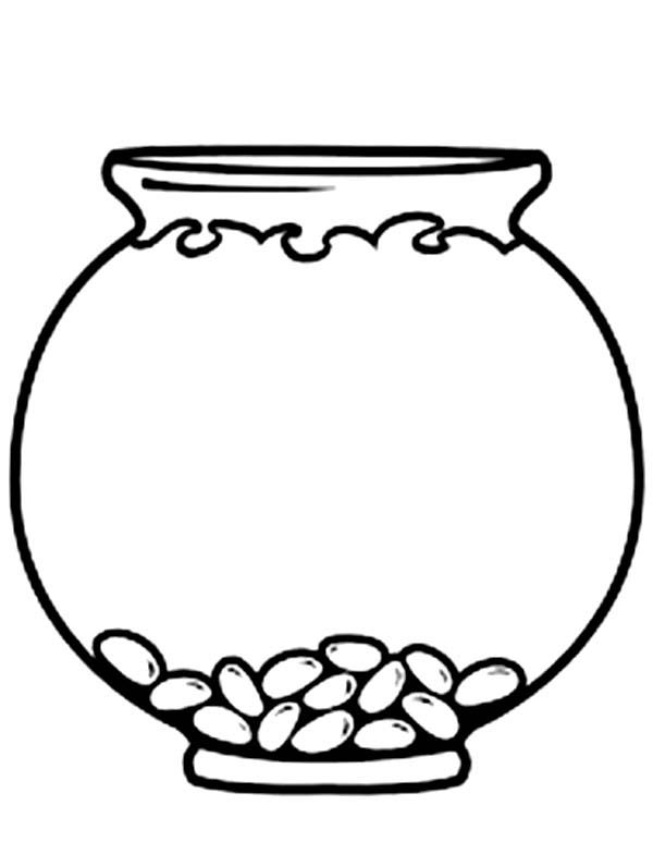 Empty Fish Bowl Clipart