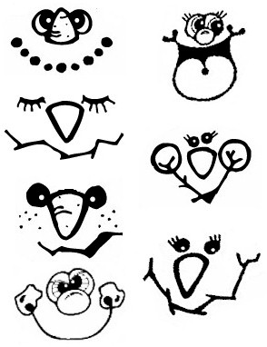 Best Photos of Snowman Faces Paint Patterns - Snowman Faces, Free ...